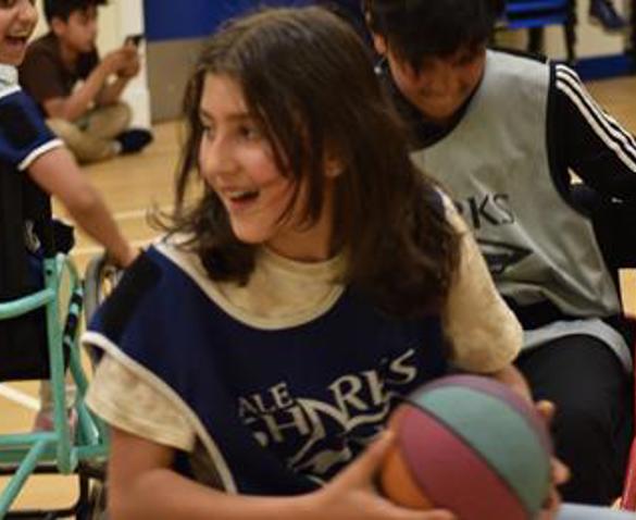 Holiday Club wheelchair basketball